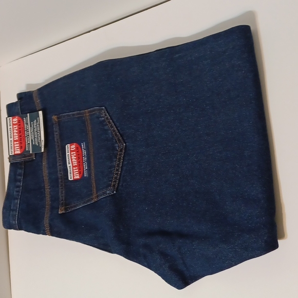 NWT Rivet Supply Co. Mens 100% Cotton Straight Fit Blue Denim Jeans - Picture 5 of 13